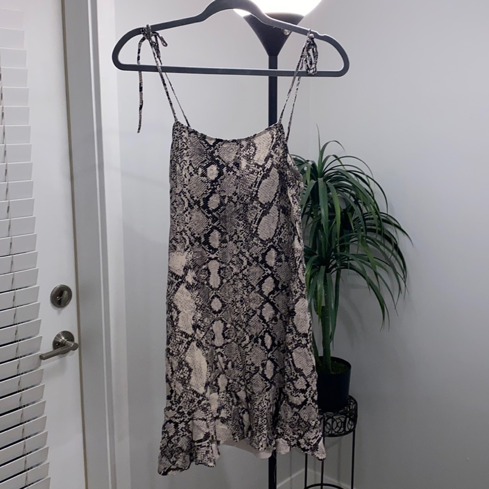 EXPRESS snake skin dress